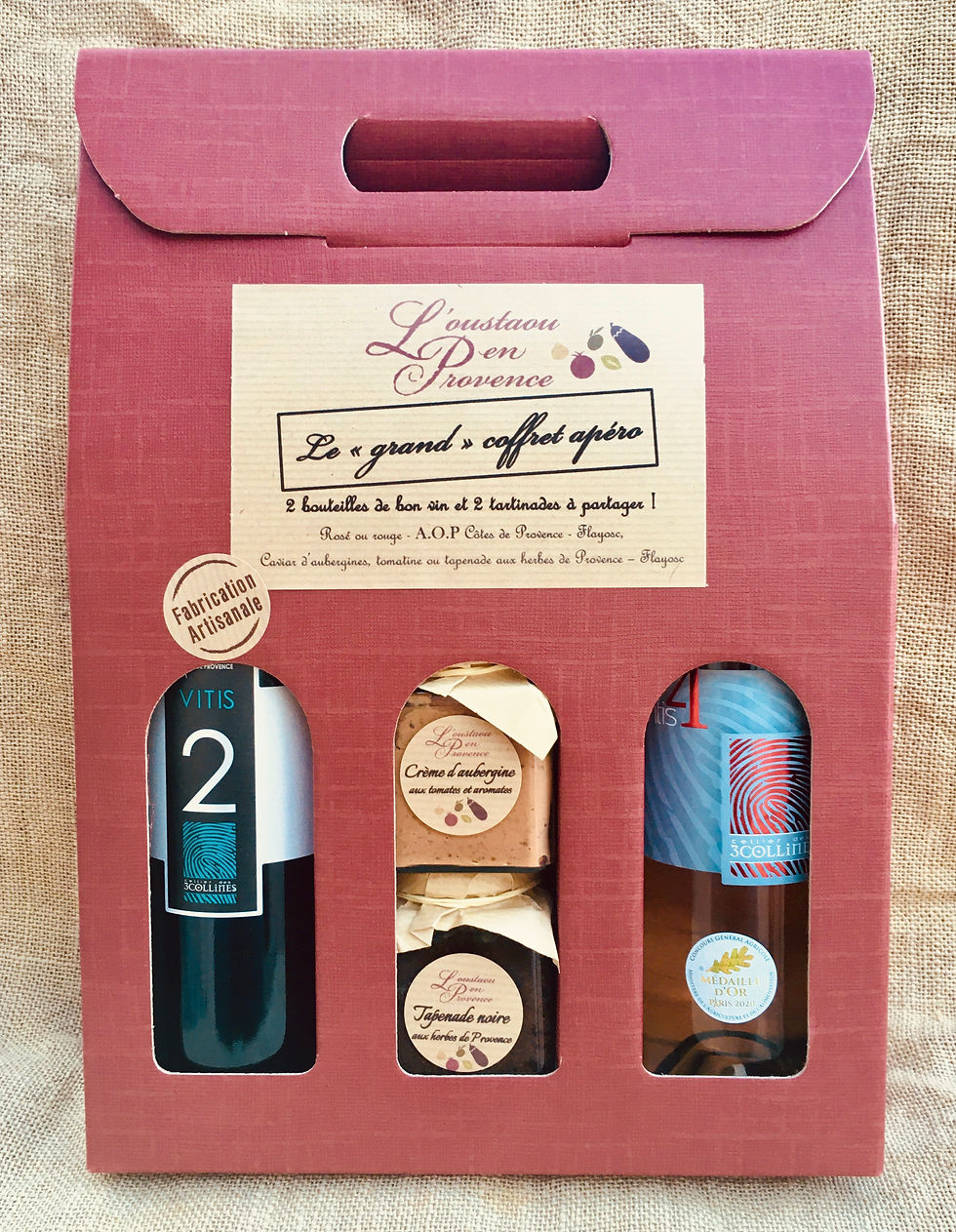 Coffret Apéro 2 bouteilles