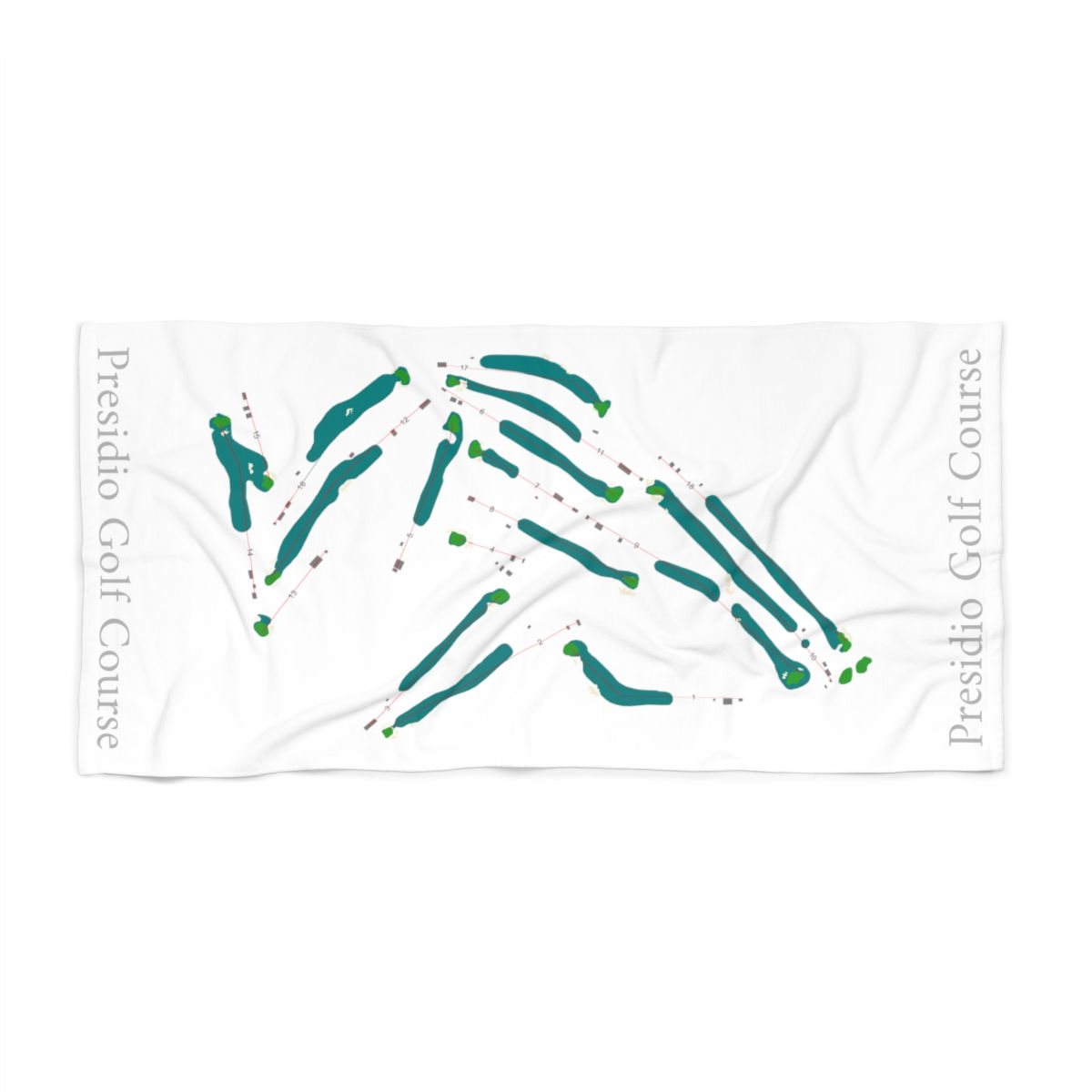 Presidio Golf Course Beach Towel