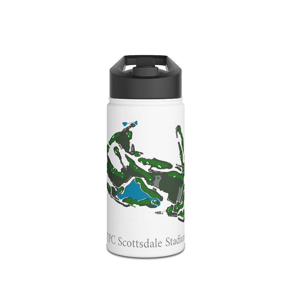 Thumbnail: TPC Scottsdale Stadium Course Stainless Steel Water Bottle, Standard Lid