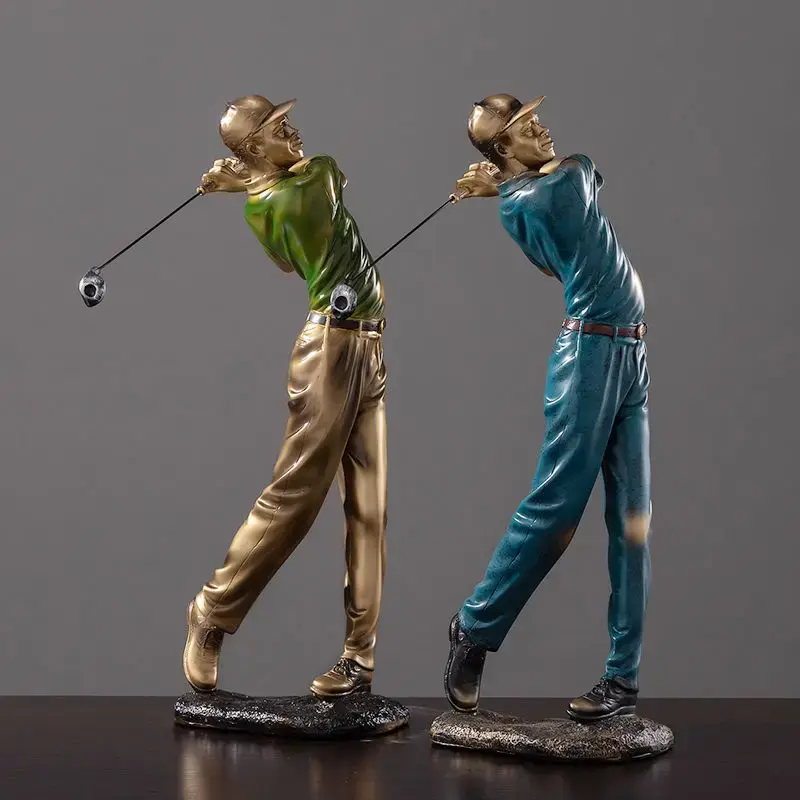Thumbnail: Modern Golf Resin Sculpture