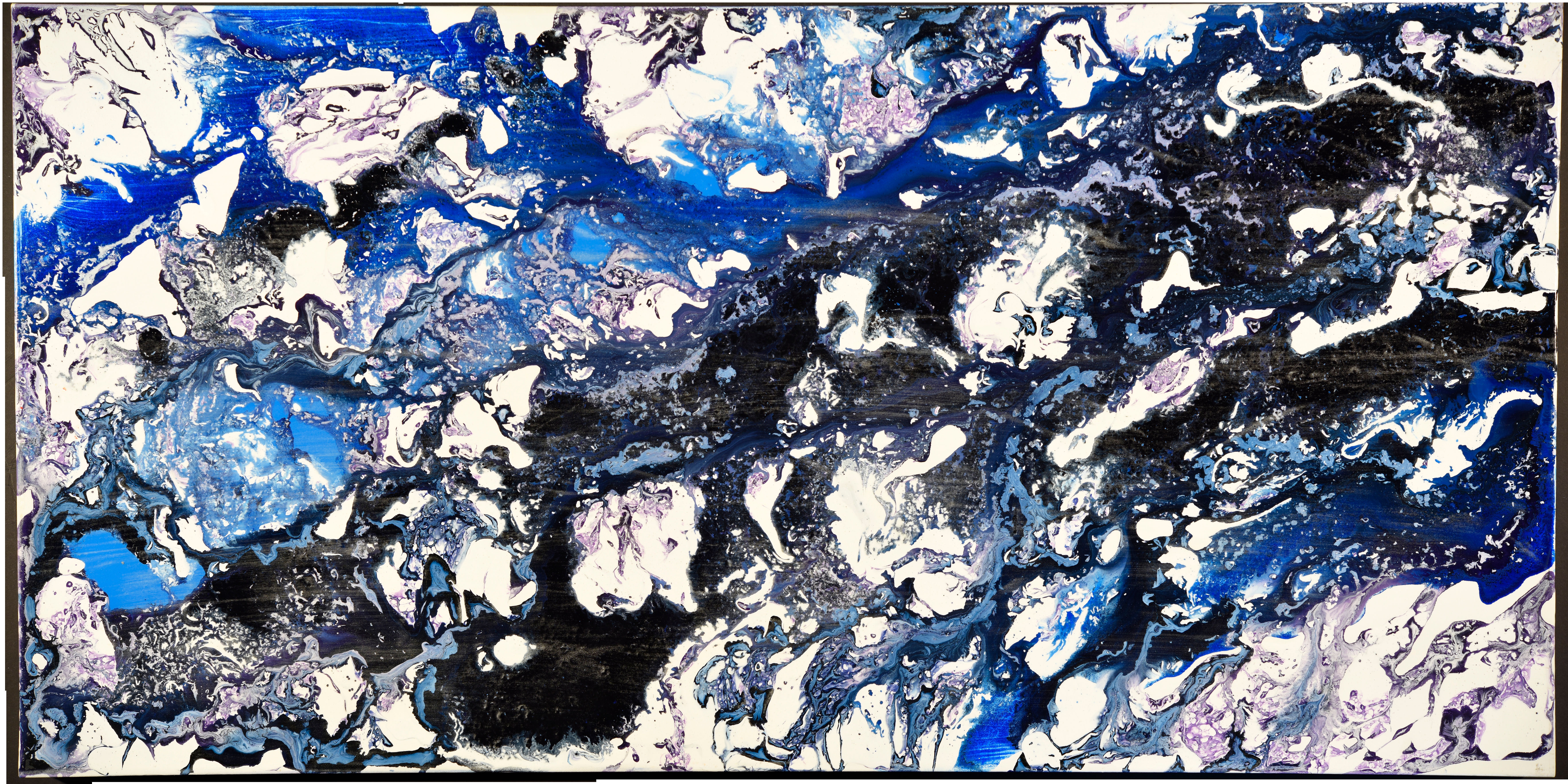 Distortion - Abstract on White 24x48