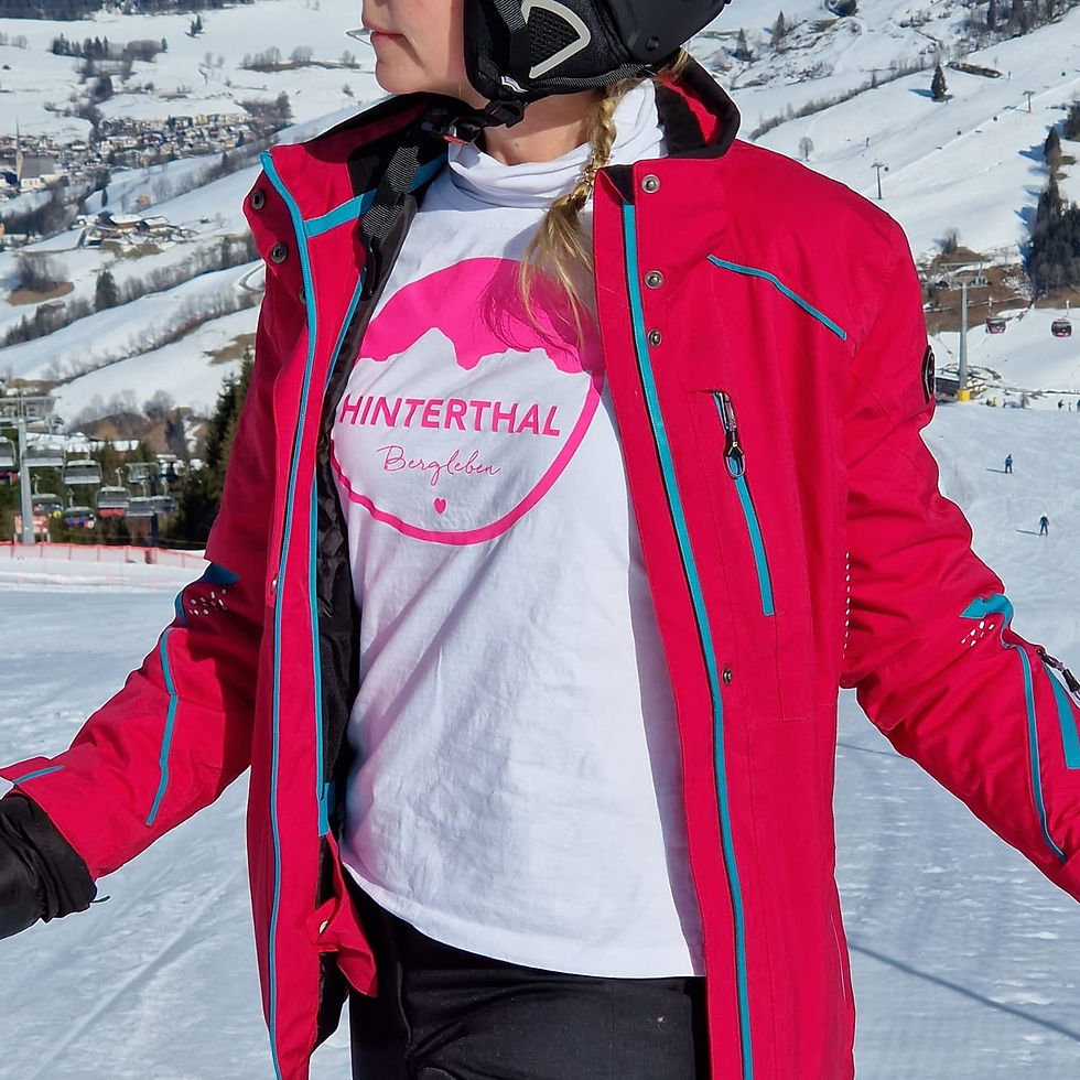 Miniaturbild: Hinterthal T-Shirt PINK/WEISS