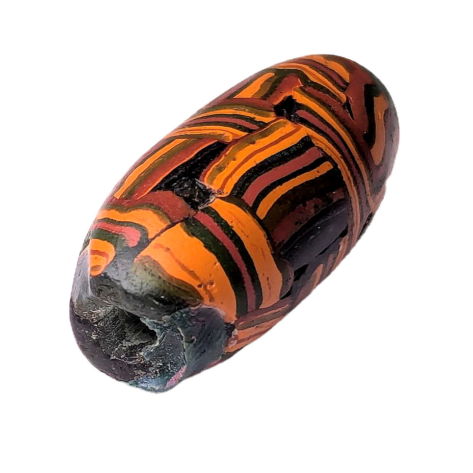 Ancient Islamic Mosaic Bead Checker Bead