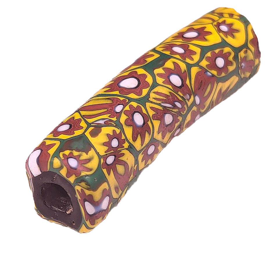 Antique Venetian Millefiori African Trade Bead Murano Millefiori