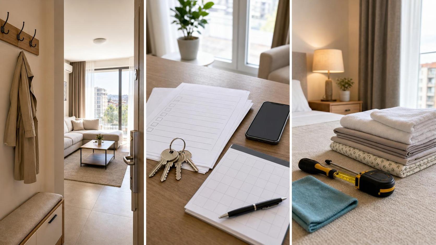 Rental vacancy period: keys, checklist and viewing plan for a rental apartment