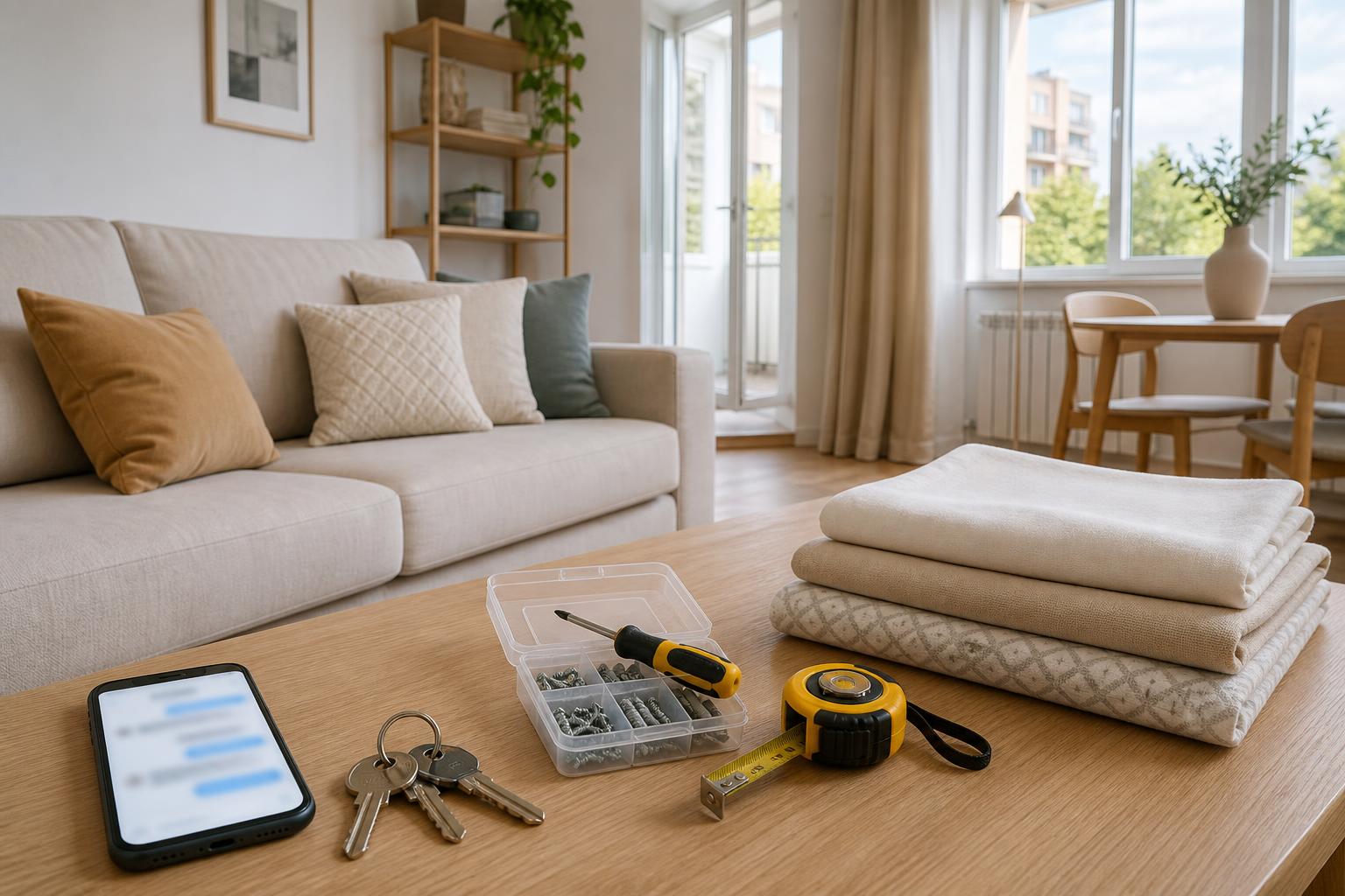 Small comfort upgrades in a furnished apartment that help a tenant stay