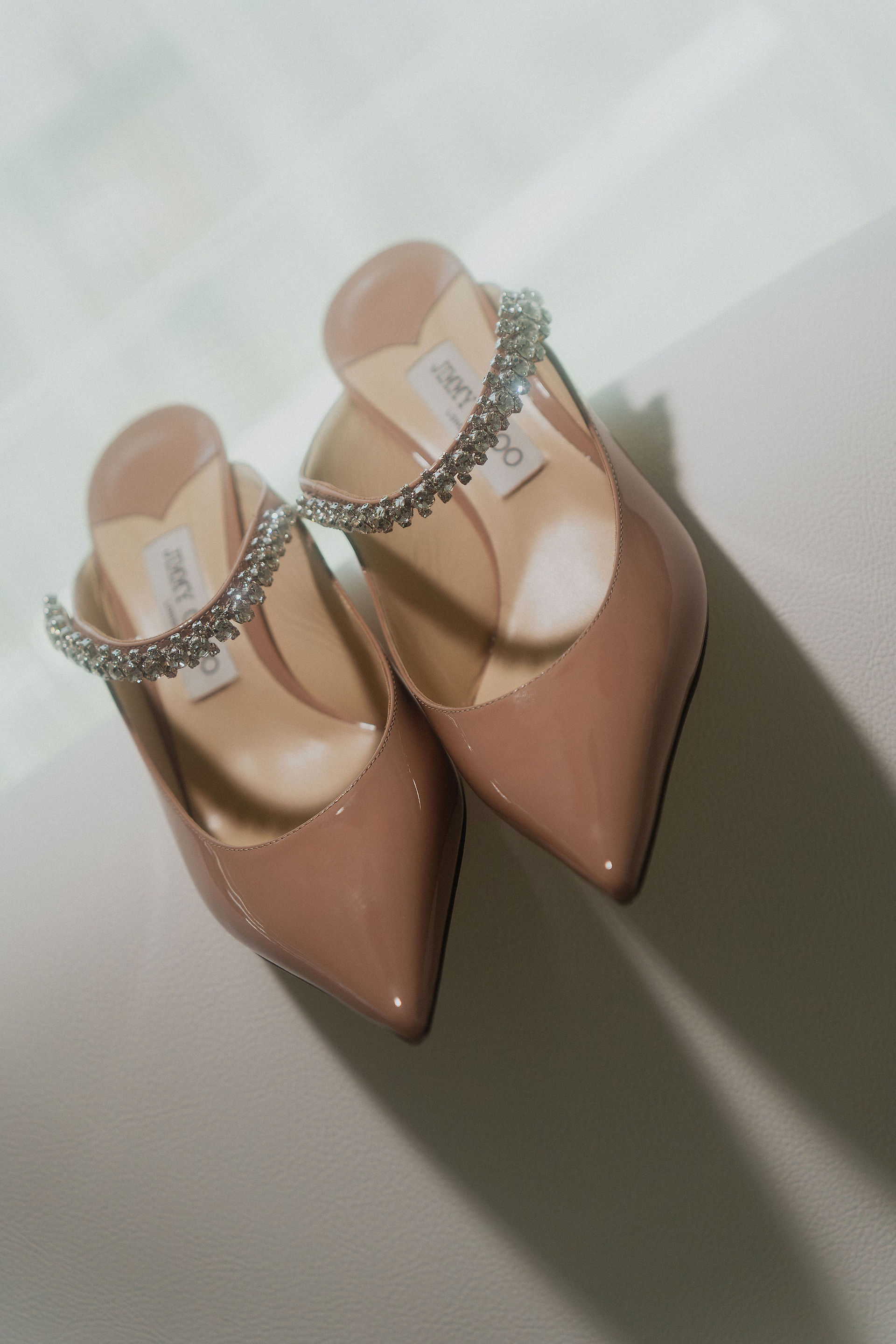 Bridal detail shot of shoes at La Concha Hotel, San Juan Puerto Rico
