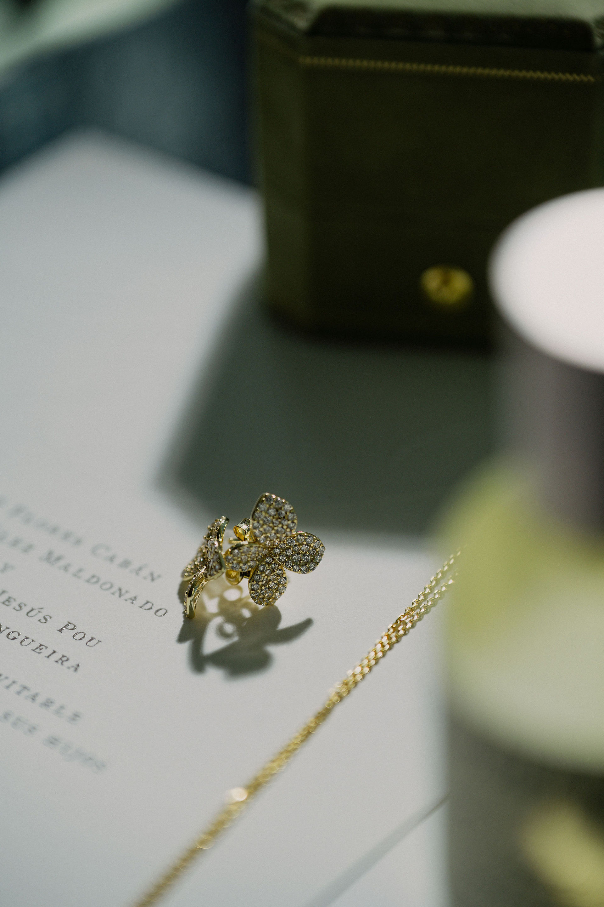bridal details at La Concha Hotel