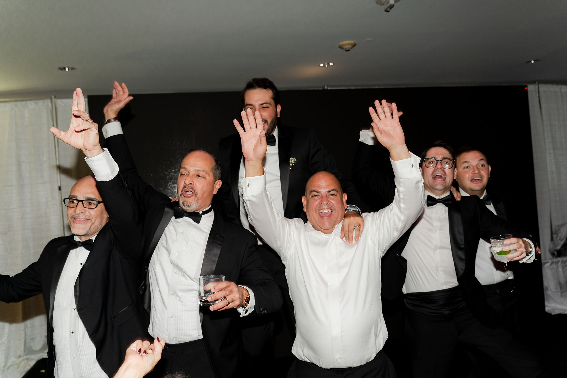 Wedding guest excited 
