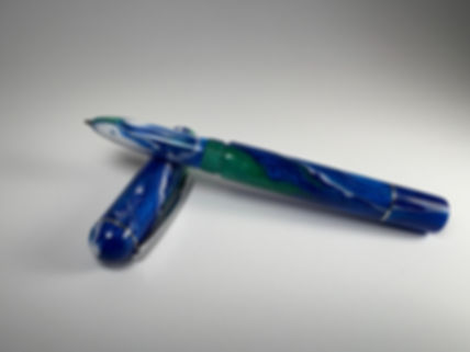 Ballpoint Hybrid Pen - Blue/Green/White