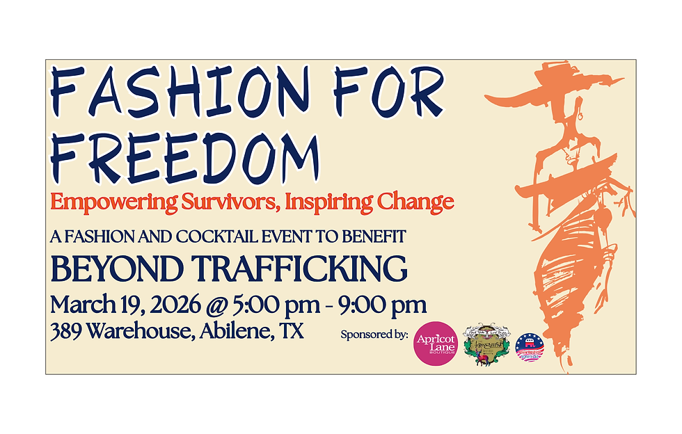 Fashion for Freedom: Empowering Survivors, Inspiring Change