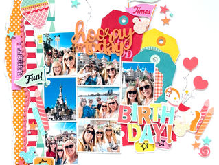 Hooray For Today! Scrapbook Layout - Wendy Meffan