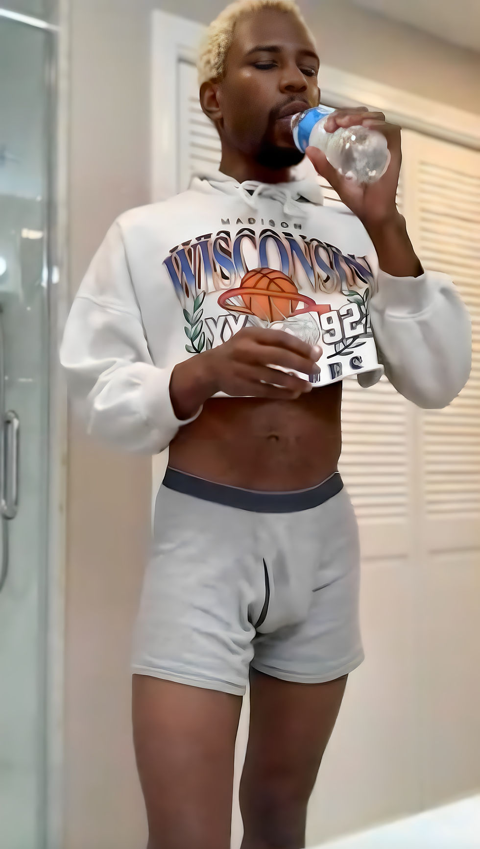 Thumbnail: Desperate wetting, Male pee desperation, Male omorashi, Twink piss, Gay fetish, Piss play, Omorashi, DspankaB, Gay porn