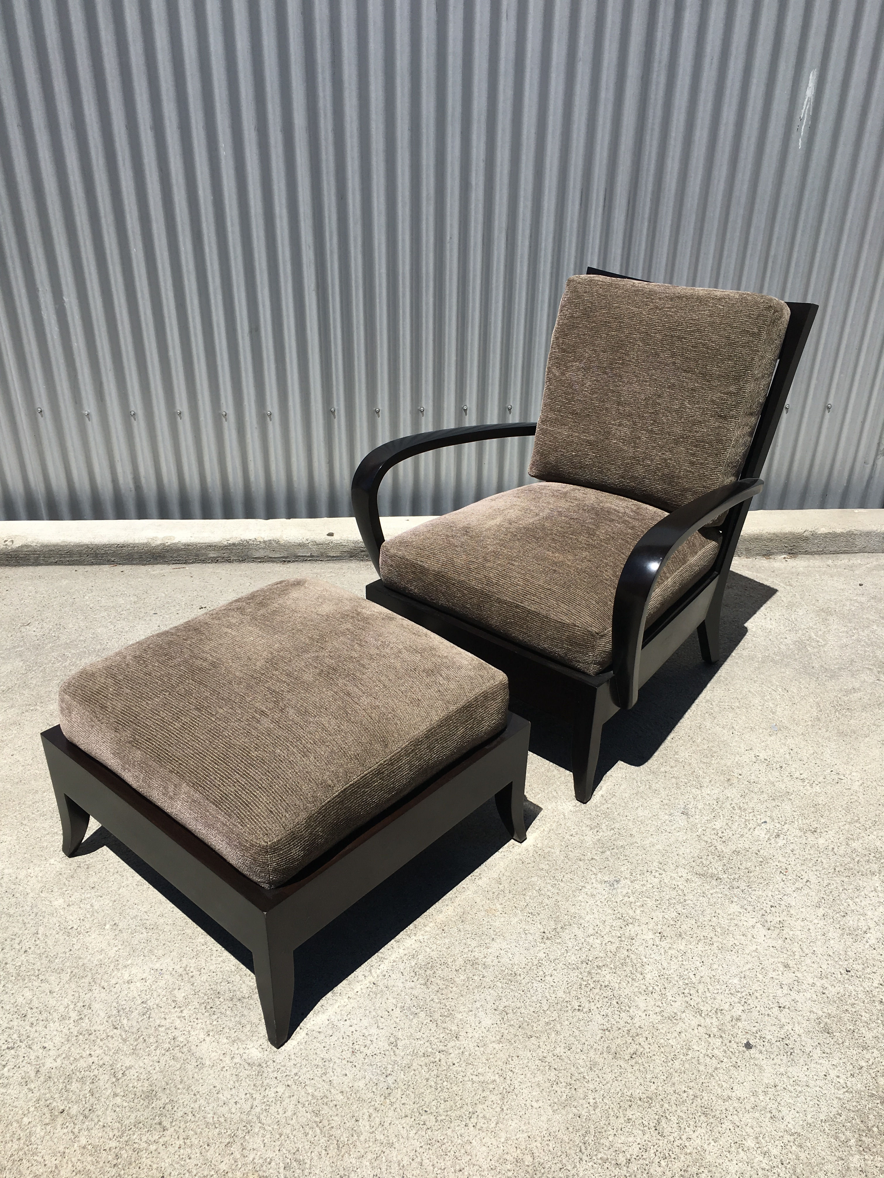 Lounge Chair and Ottoman by Dakota Jackson