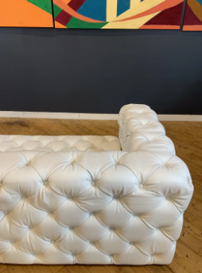 Thumbnail: Timothy Oulton Tribeca Chesterfield Sofa- as new