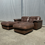 Thumbnail: De Sede Sofa and Two Ottomans (Set)
