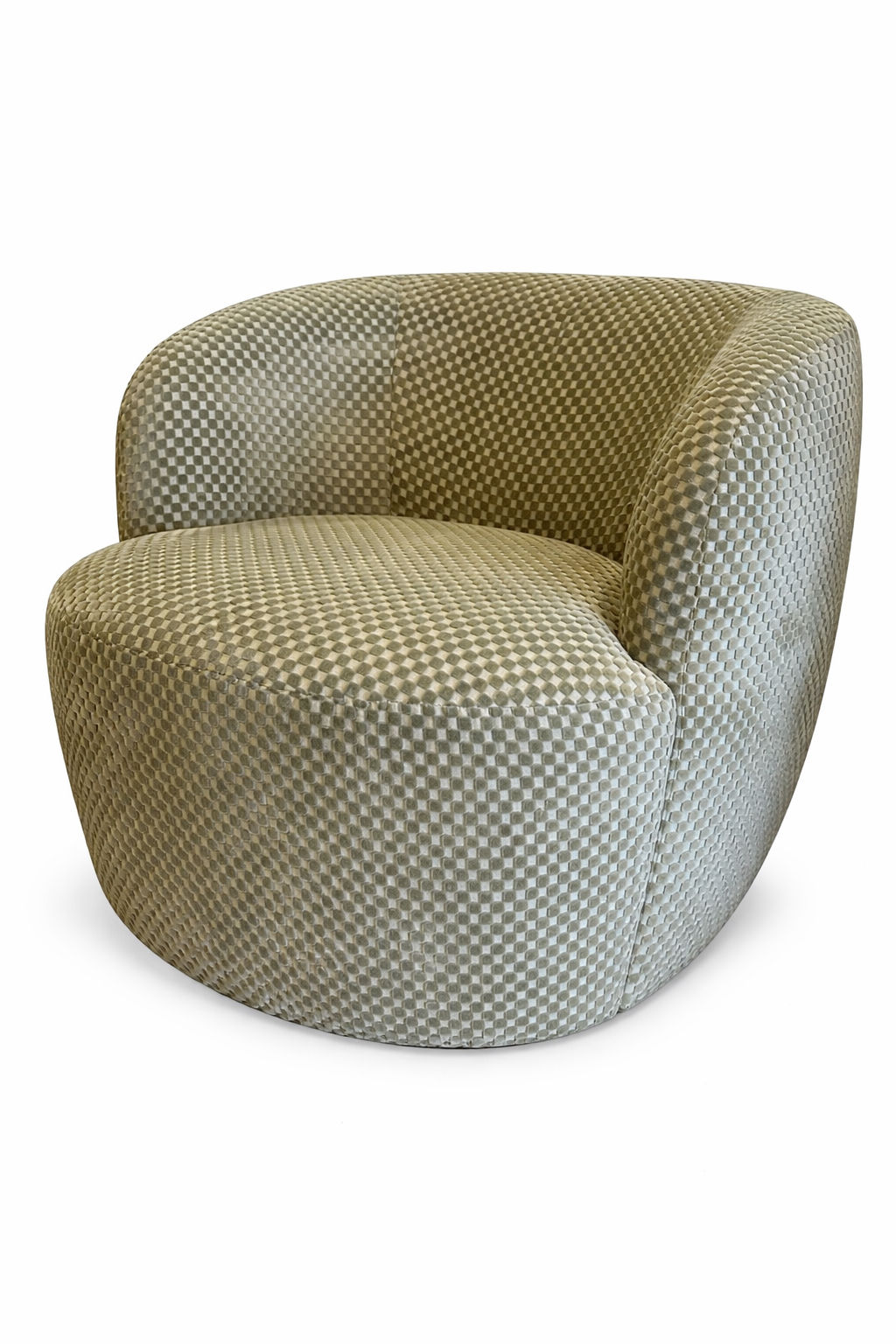 Midcentury Style Barrel Chair
