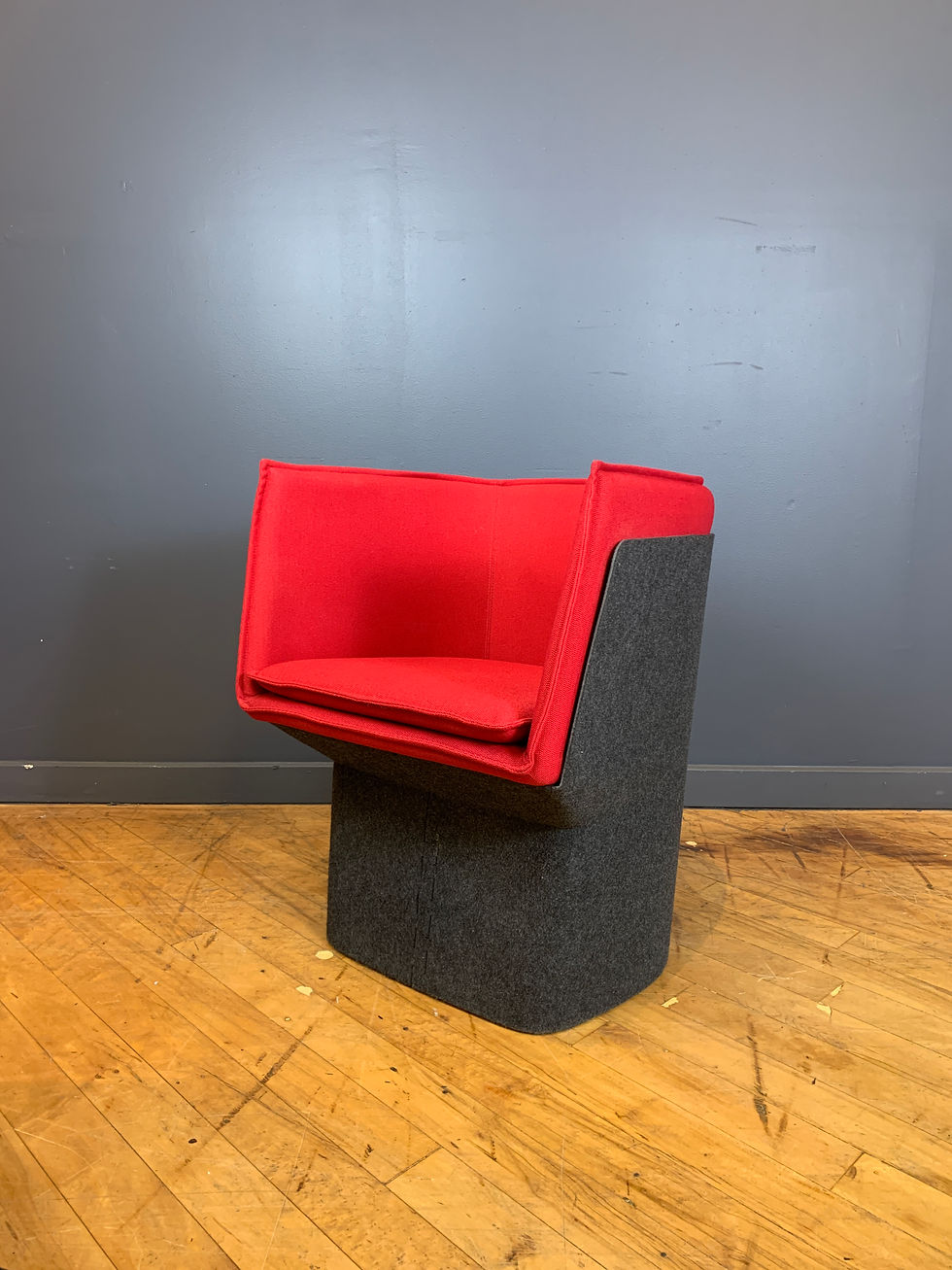 Swedese Occasional Lounge Chair in Wool Felt