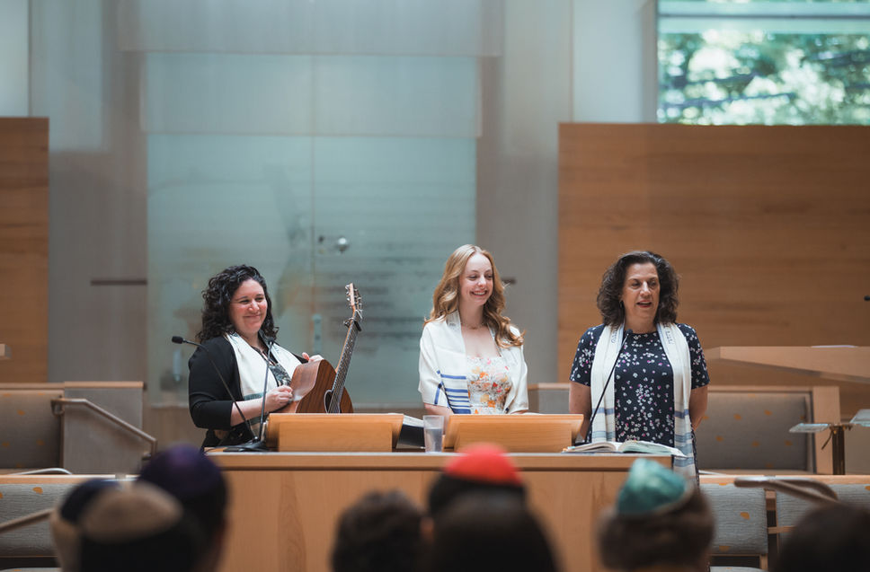 Bat mitzvah celebration candid photo, Bay Area event photography
