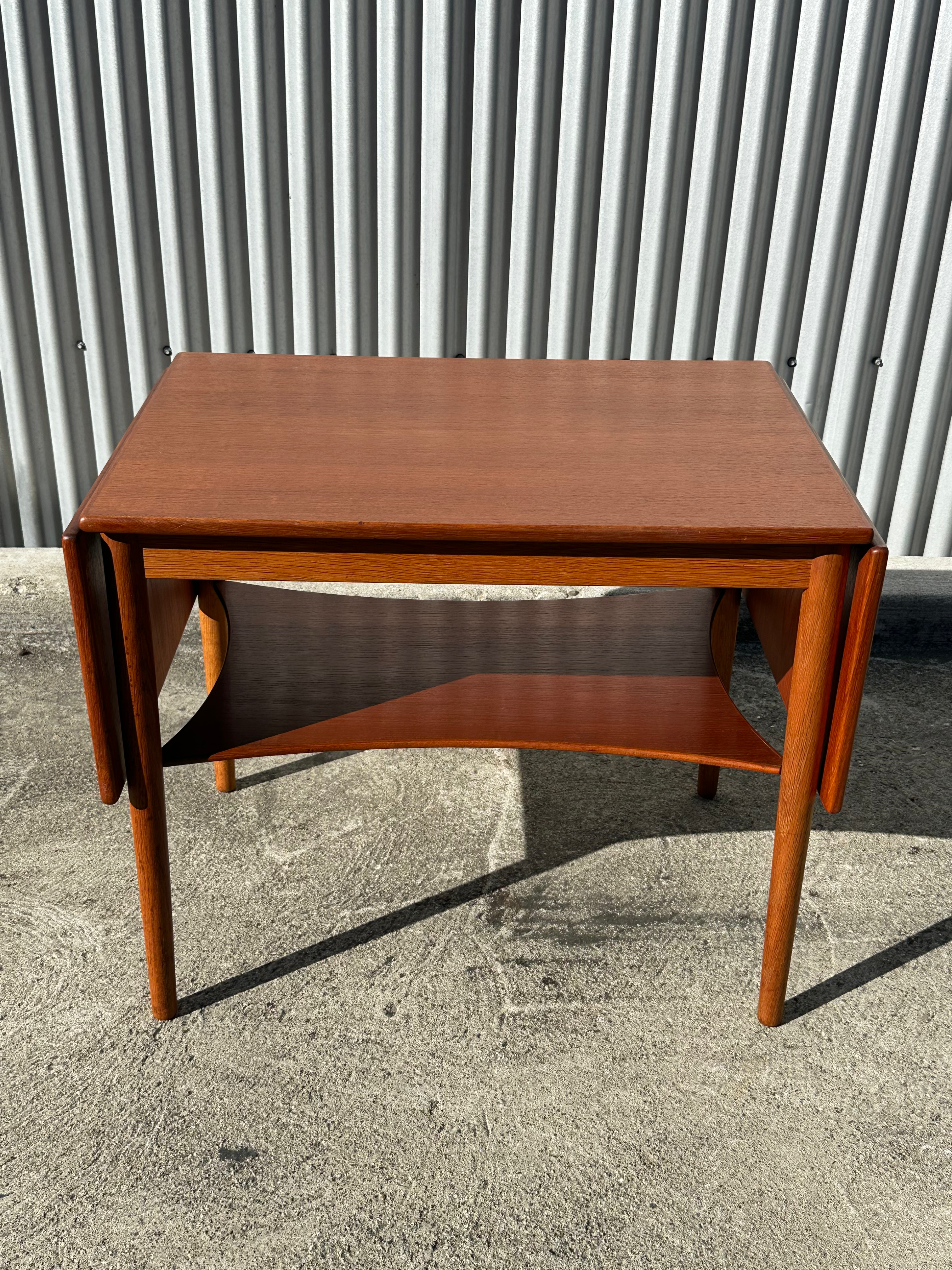 Borge Mogensen Flip Top Bar Side Table