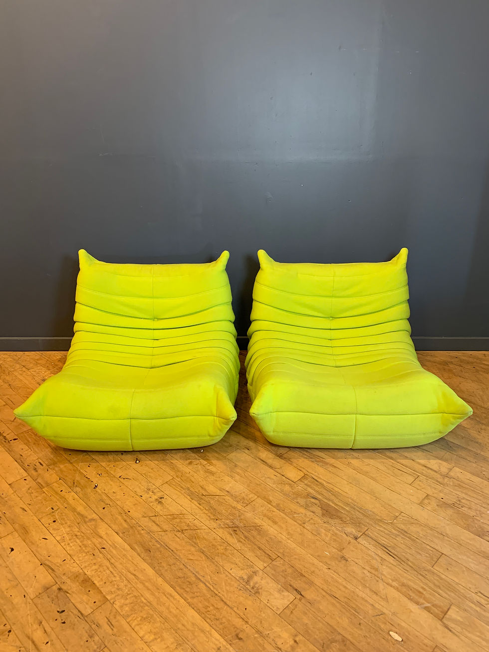 Togo Chairs by Ligne Roset, a Pair