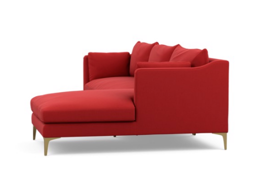 Thumbnail: Interior Define "Caitlin" by The Everygirl Sofa in Ruby