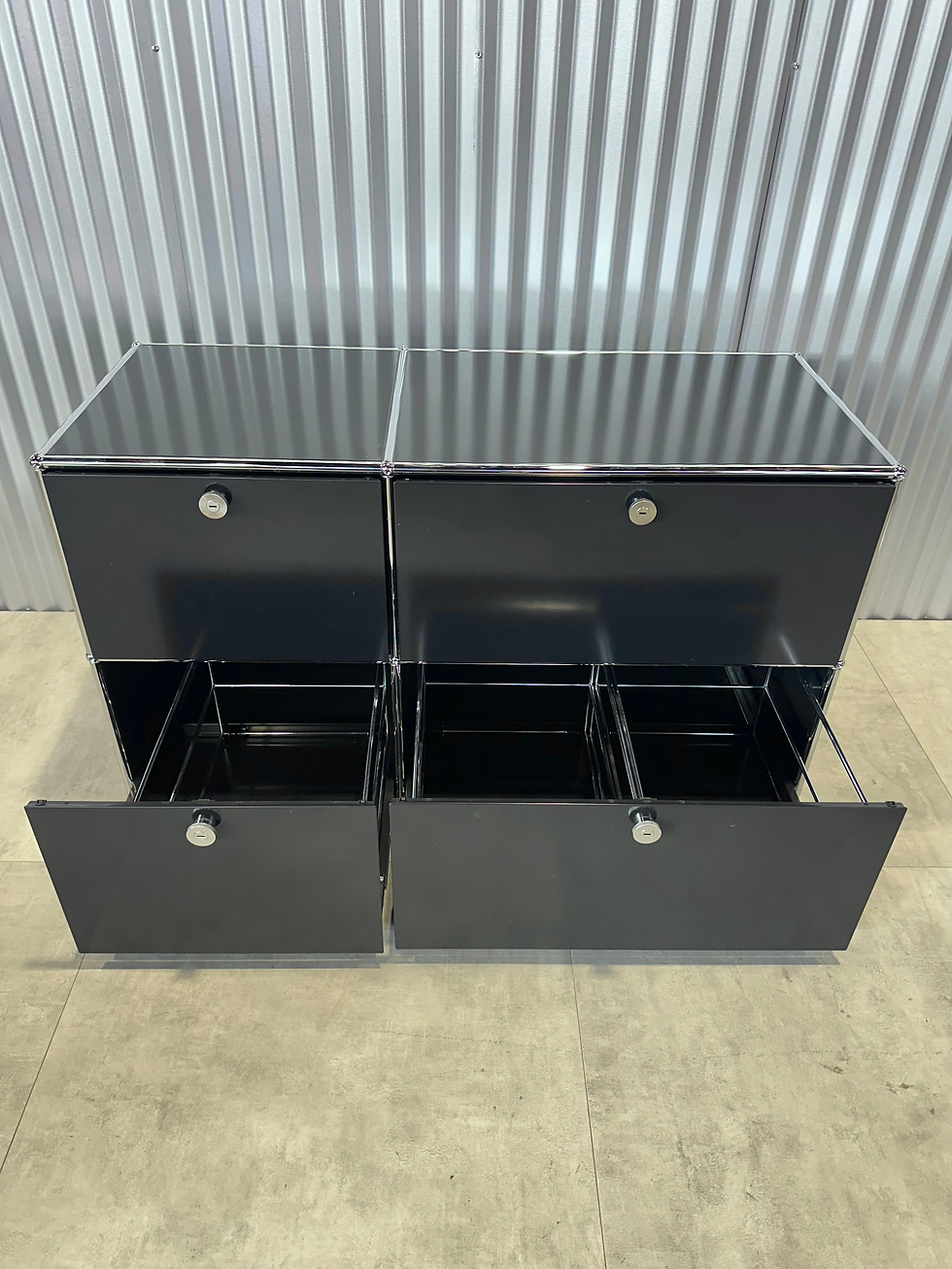 Thumbnail: USM Haller Two Bay Storage Unit