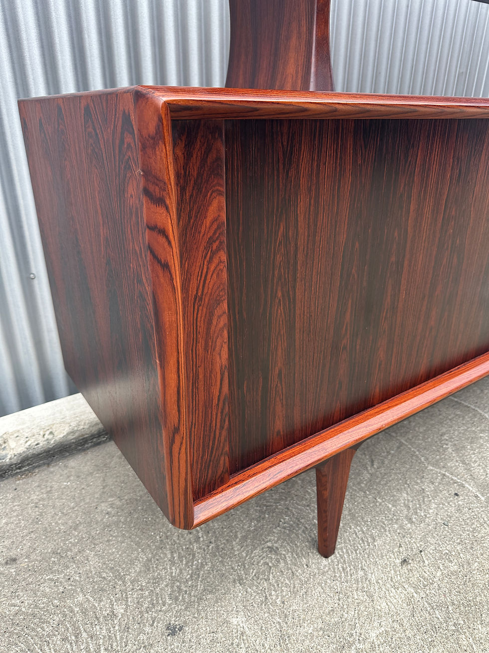 Thumbnail: Bernhard Pedersen & Son Rosewood Sideboard with Display Cabinet