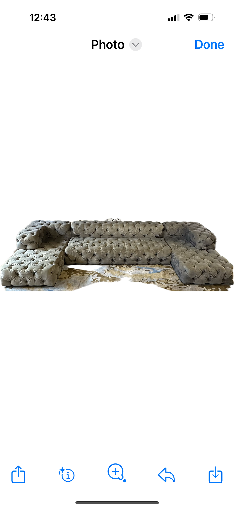 Thumbnail: Restoration Hardware Soho Sectional 