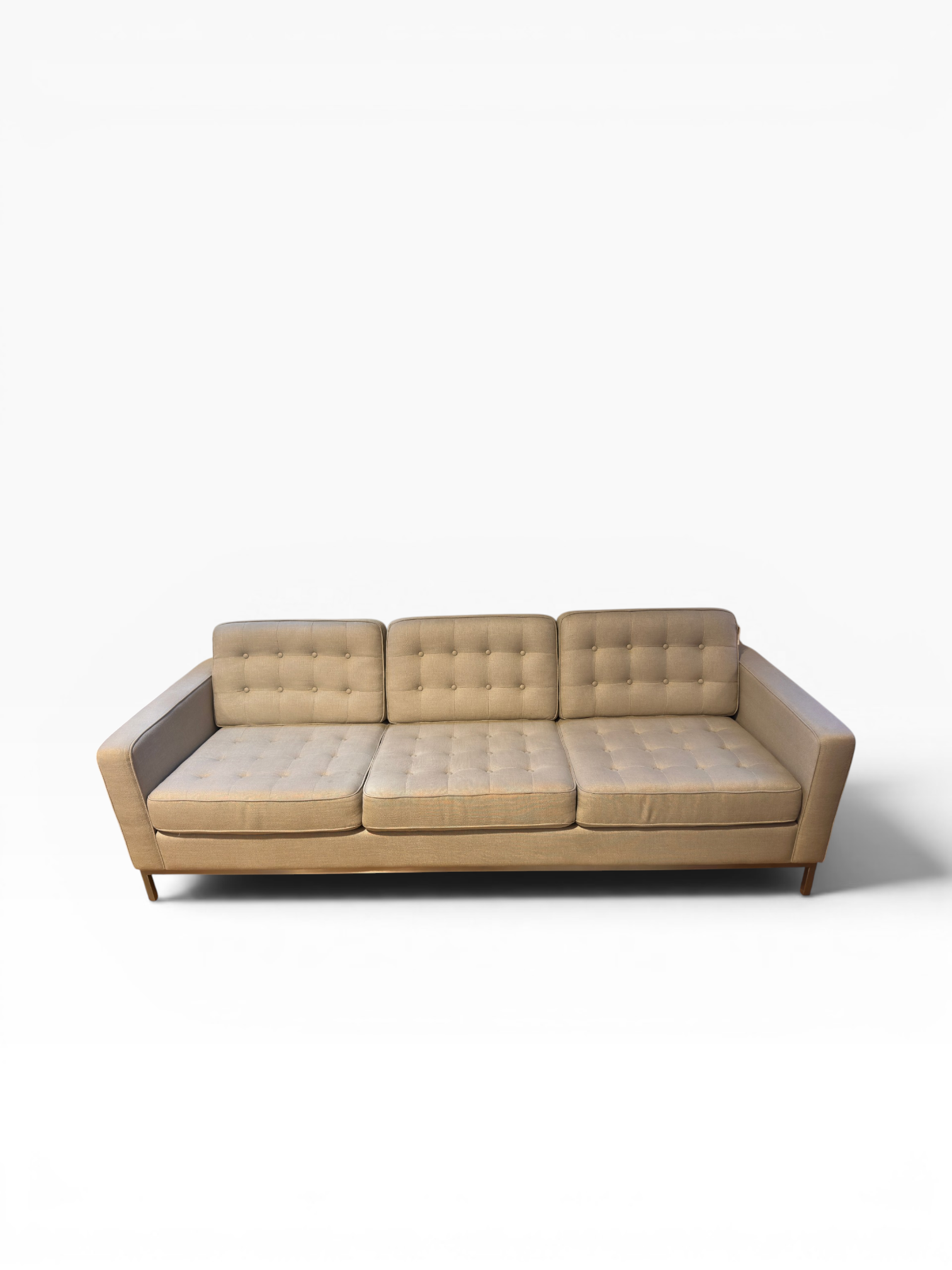 EQ3 Reverie Sofa 92" Aspen Flax