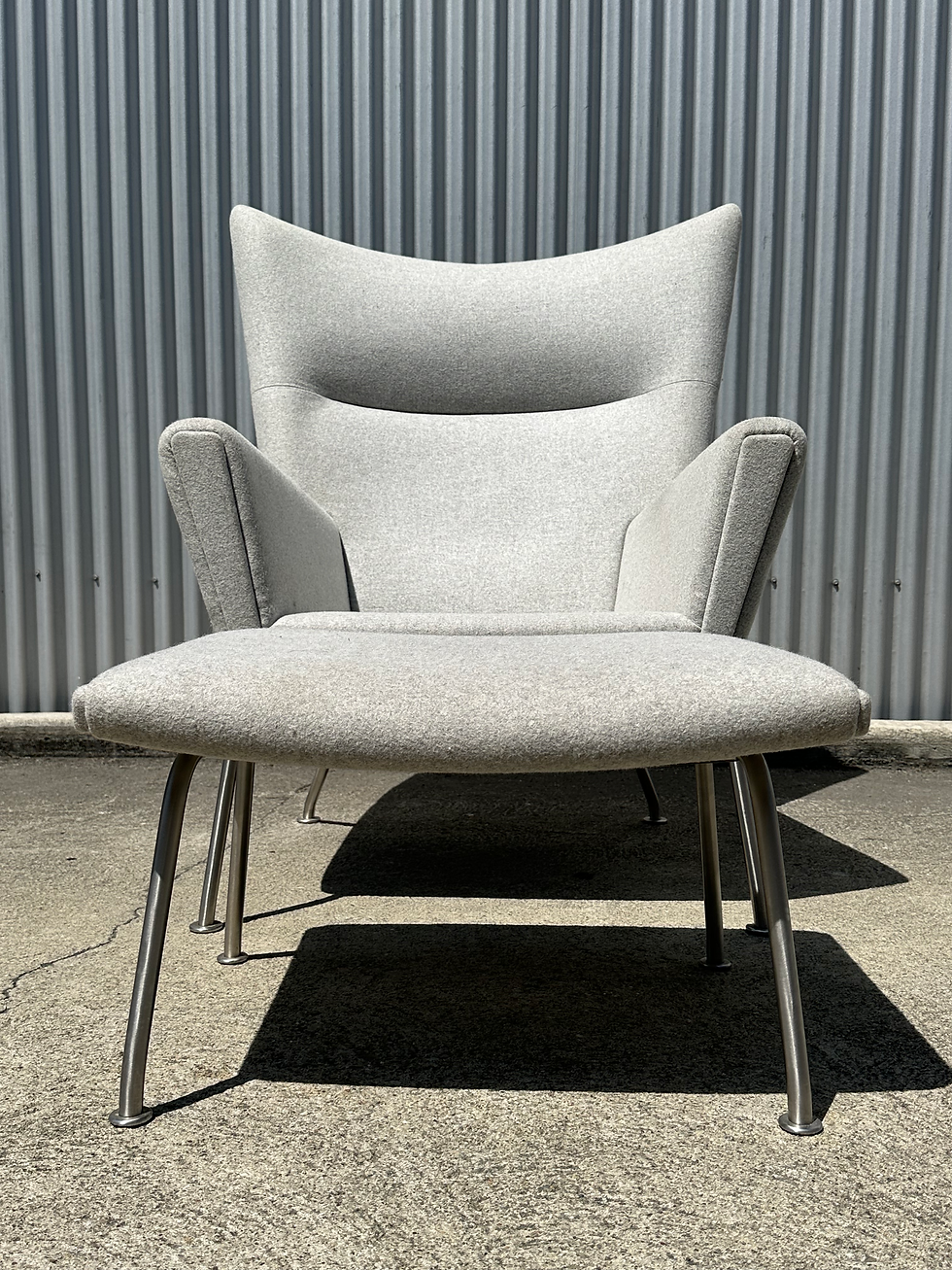 Thumbnail: Hans Wegner CH445 Wingchair and Ottoman for Carl Hansen