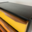 Thumbnail: Danish Teak Dresser with Ombre Drawers andBlack Case