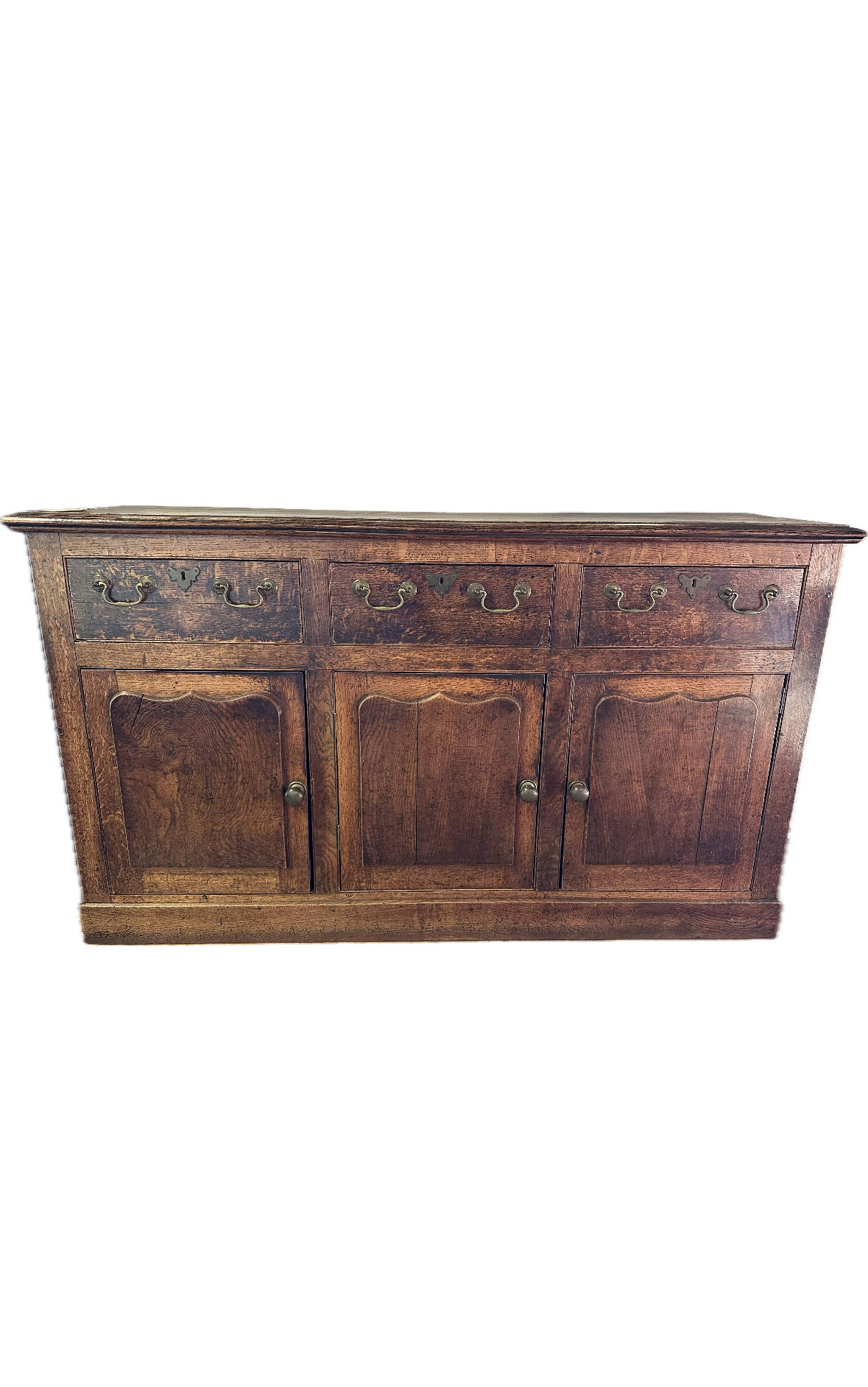 Primative American Colonial Oak Sideboard