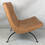 Thumbnail: Early Scoop Chair by Milo Baughman, Wrought Iron Base