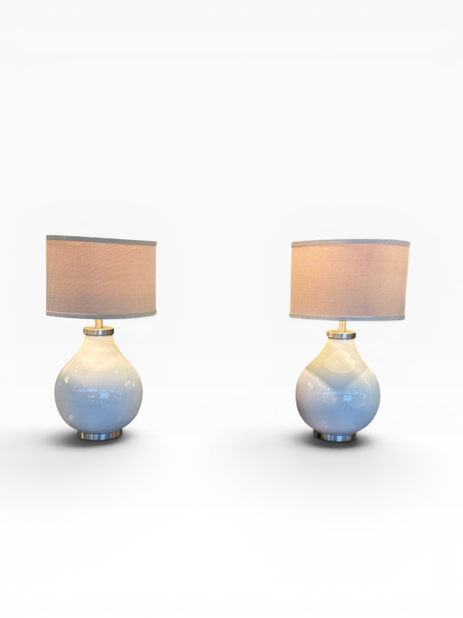 Crackle Glaze Lamp (priced ea.)