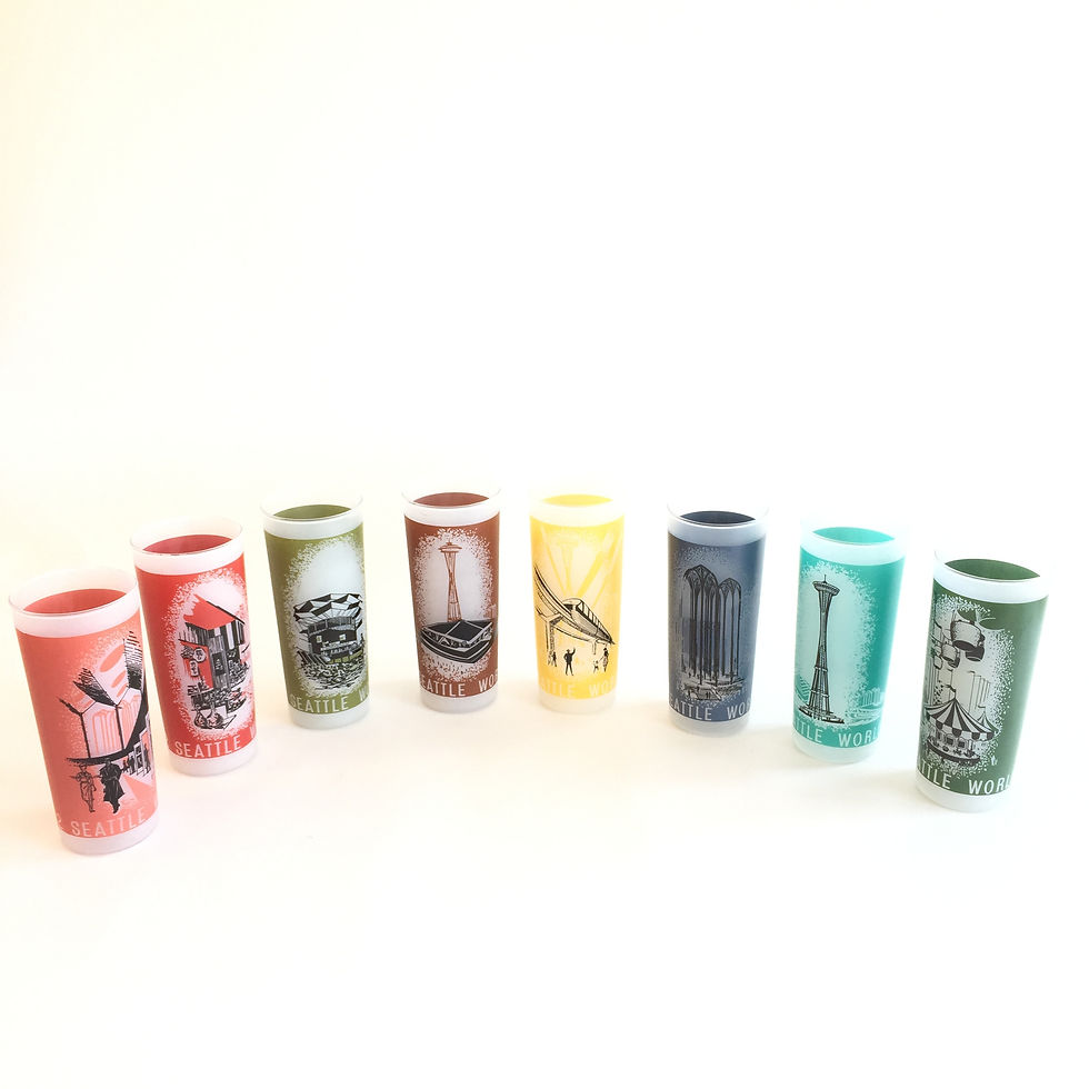 Thumbnail: 1962 Seattle World's Fair Souvenir Glasses