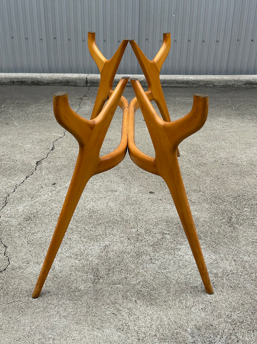 Thumbnail: Incredible Vintage, Solid Beech Dining Table