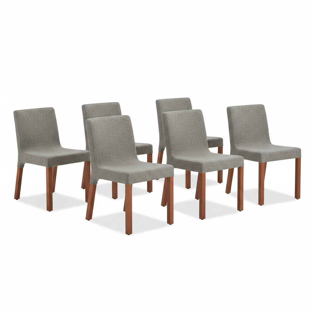 Set a 6 Blue Dot Knicker Dining Chairs