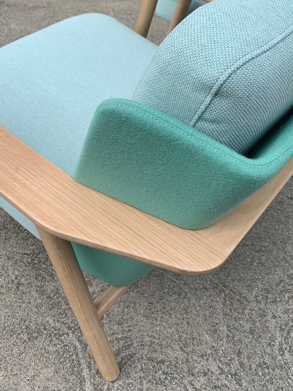 Thumbnail: Pair of Alki "Lasai" Lounge Chairs, France