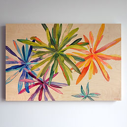 RainbowlandGardenCrotonIV(withwallsquare)_2023_acrylicinkandgouacheonwood_24x36inches.jpg