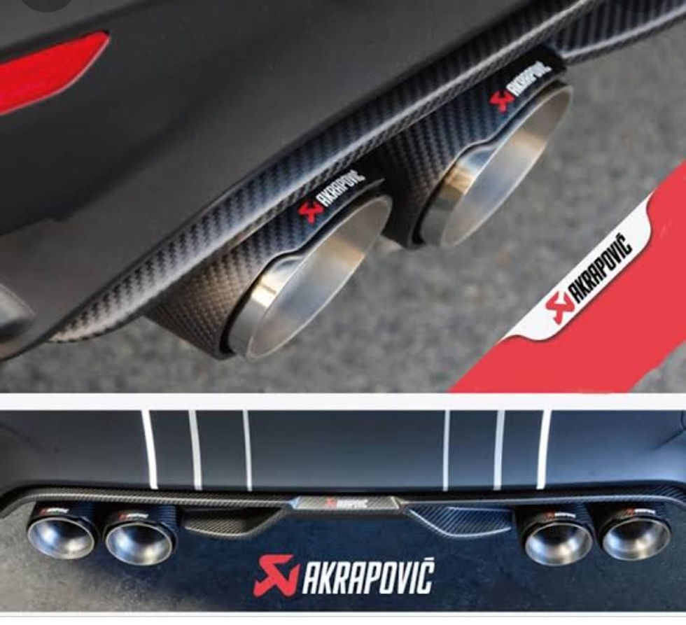 Akrapovic Carbon Fibre Exhaust Tips