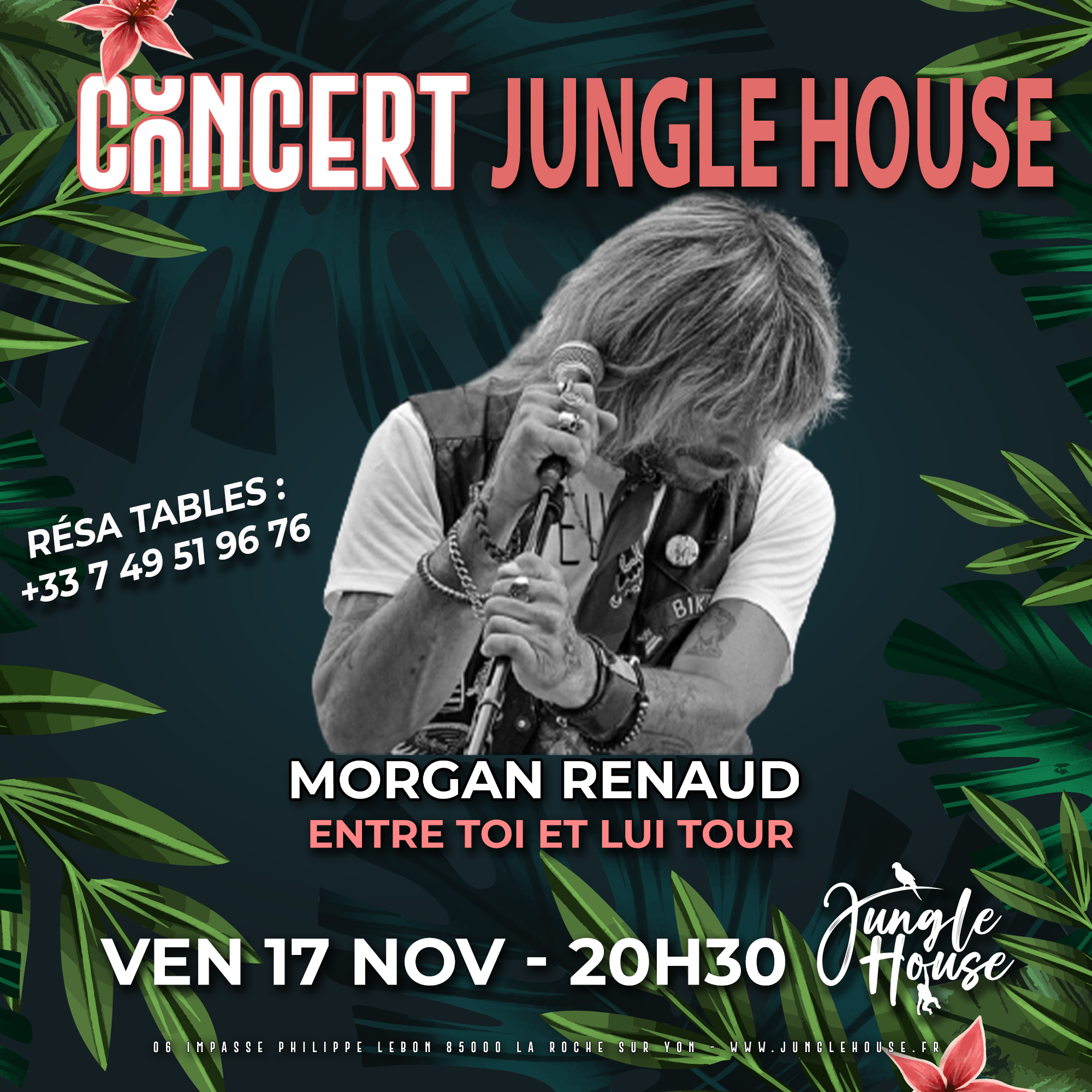 MORGAN RENAUD EN CONCERT AU JUNGLE HOUSE - ENTRE TOI ET LUI TOUR