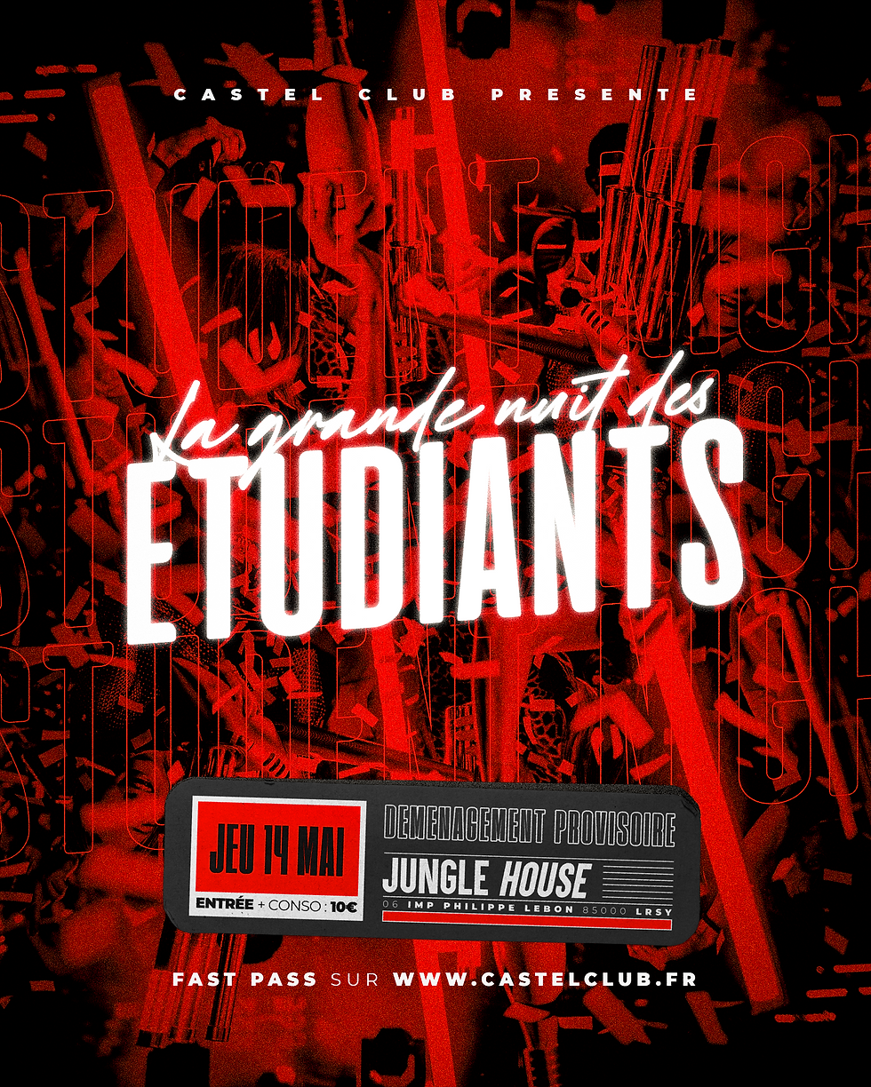 LA NUIT DES ETUDIANTS  - JEU 14 MAI