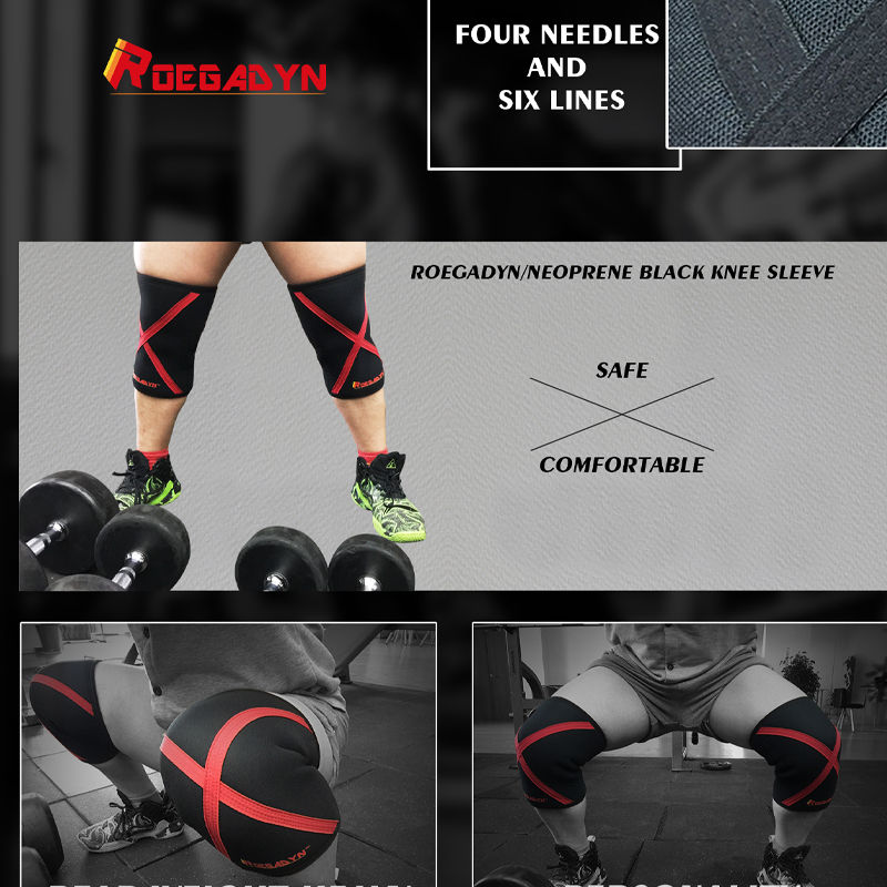 Thumbnail: Weightlifting 7mm Neoprene Knee Sleeves