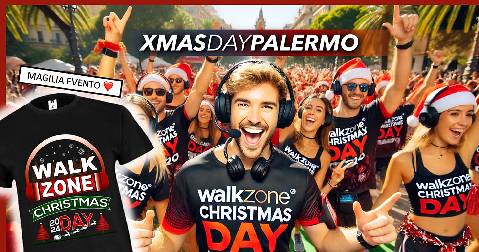 WalkZone® Palermo "Christmas Day 2024" (T-Shirt Evento Inclusa)