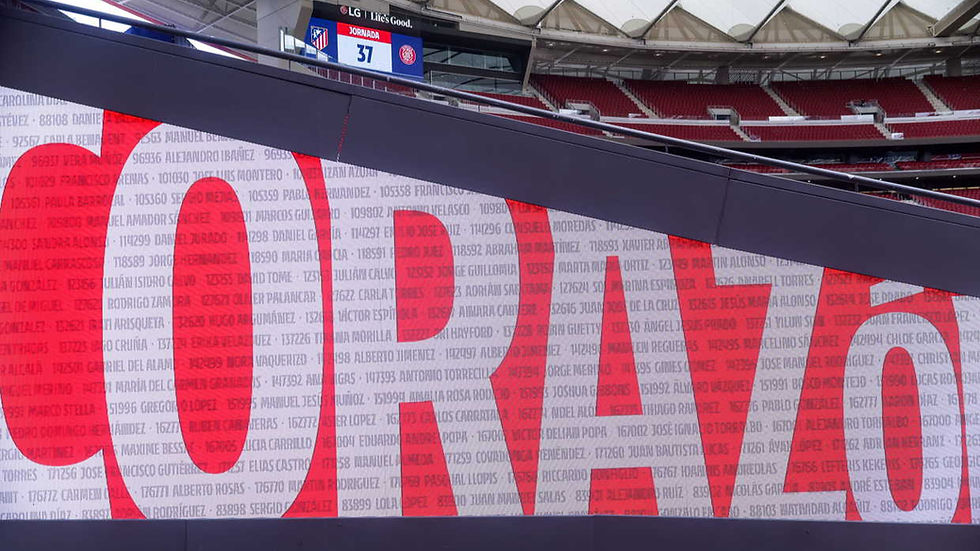 Atlético de Madrid Integrates 160,000 Member Names Into Riyadh Air Metropolitano Fan Experience.
