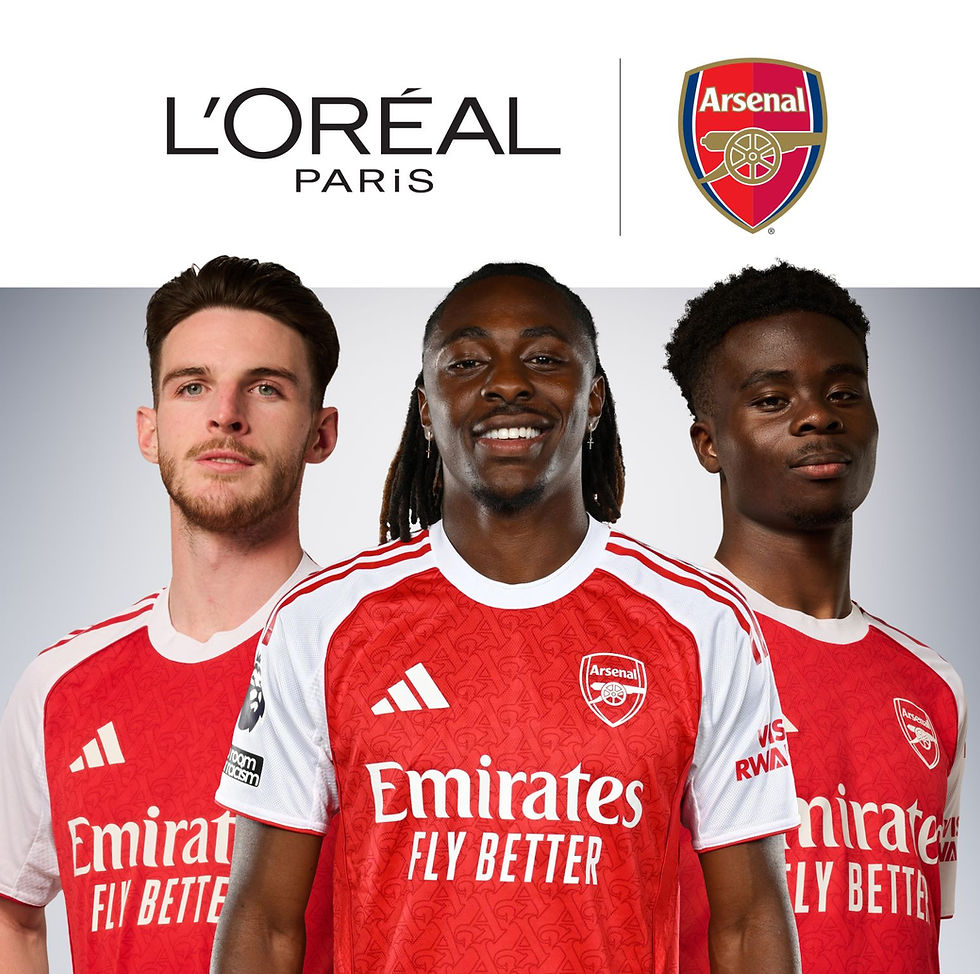 Arsenal Confirms L’Oréal Paris as Official Beauty and Grooming Partner.