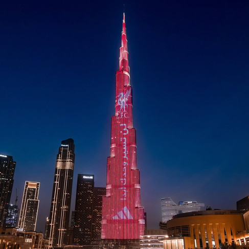 Liverpool FC Burj Khalifa