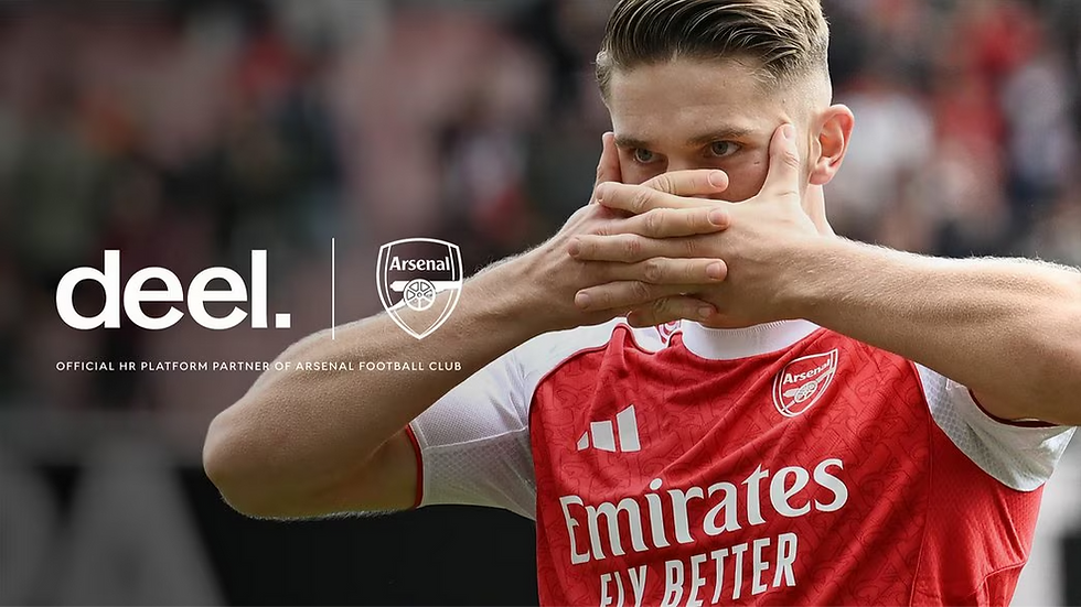 Arsenal Signs Multi-Year Partnership with Deel as Official HR Platform Partner.