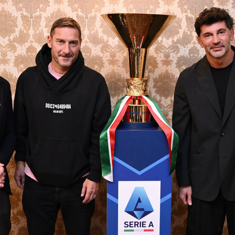 Serie A Expands International Outreach as Francesco Totti Brings Scudetto Trophy to Georgia and Meets Kakha Kaladze.